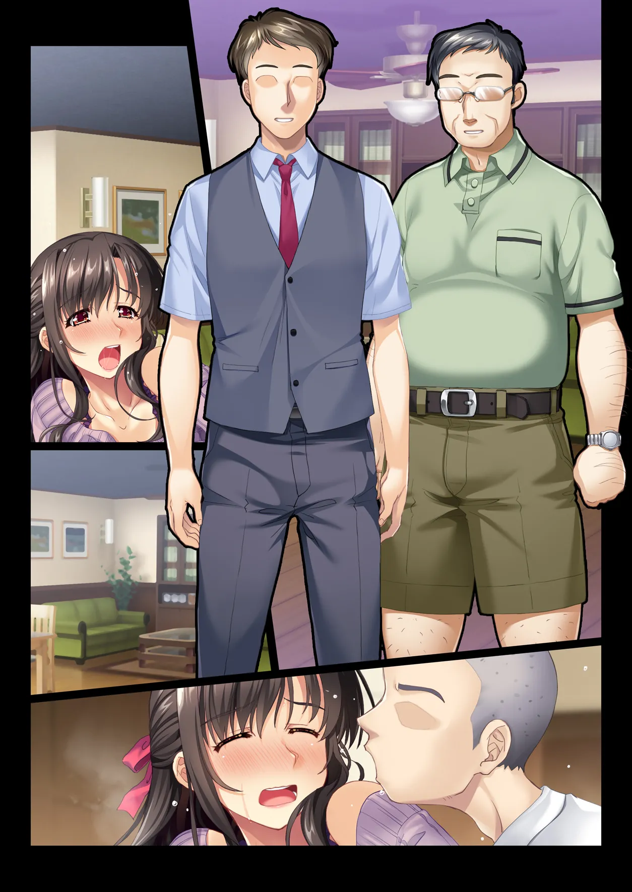 田舎の家族はヒマなので巨乳妻は朝から晩まで汗だくセックス Page.125