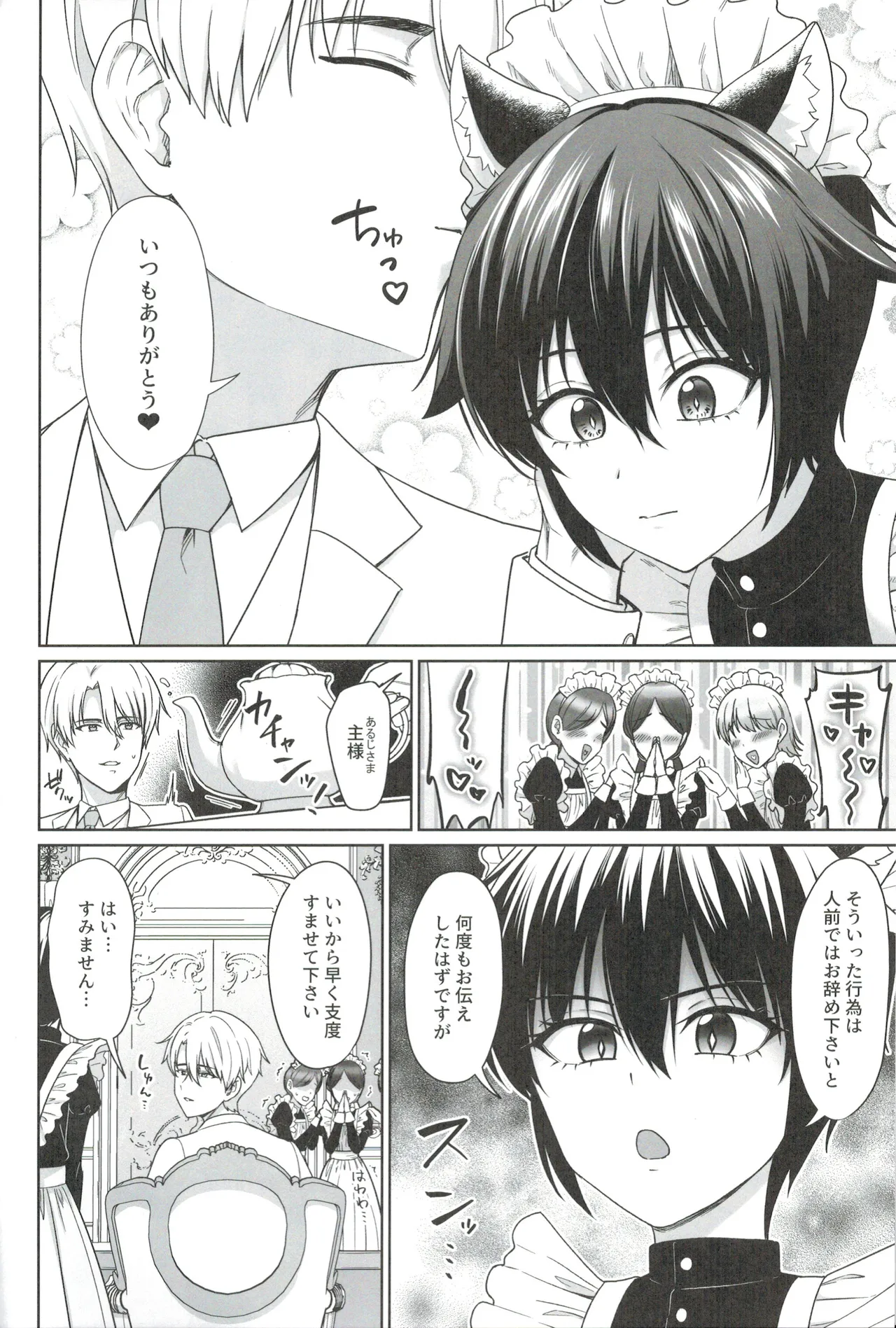猫耳少年メイドの愛するヒメゴト Page.3