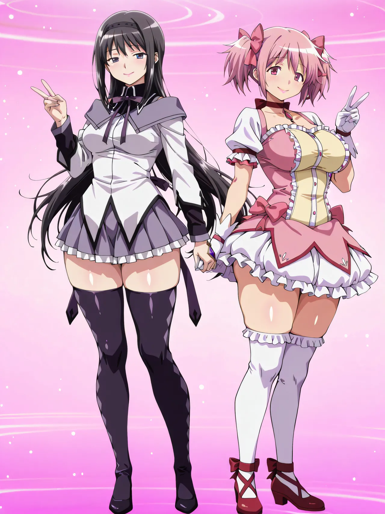 鹿目まどか x 暁美ほむら