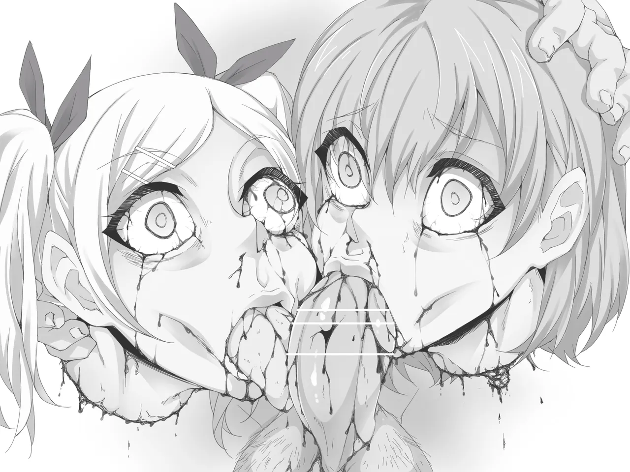 bekon15 / ko1444 / Bacon Ryona graffiti 1-11 + 2 Skeb guro Pixiv posts. Page.36