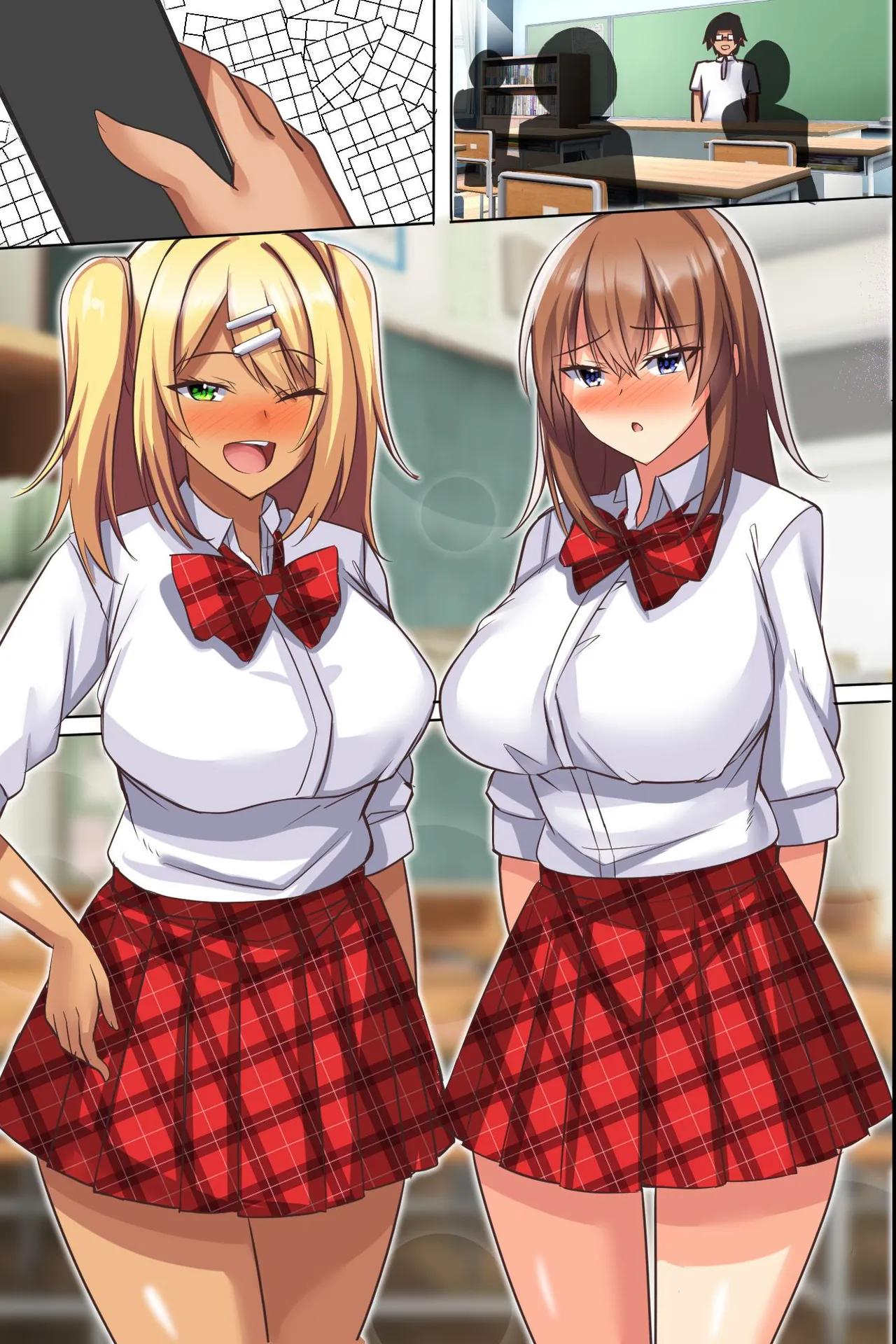 このアプリすごい！真面目で可愛い制服女子たちの常識を変えて片っ端からハメまくる陰キャ童貞教師 Page.55