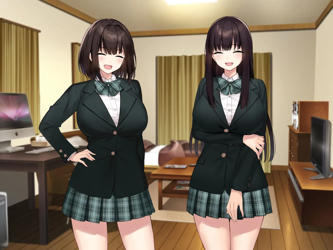巨乳な先輩? 巨乳な幼なじみ? 二人とハーレムH...する? Page.370