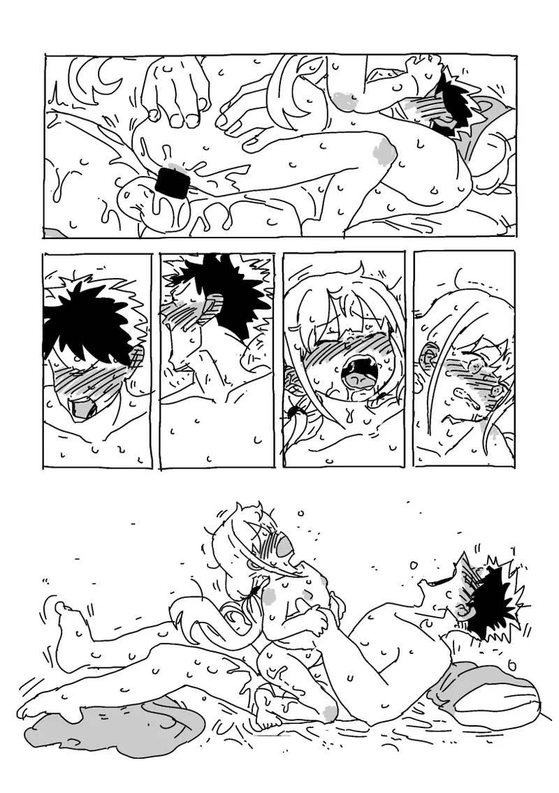 杏と夏にイチャイチャする！！！ Page.64