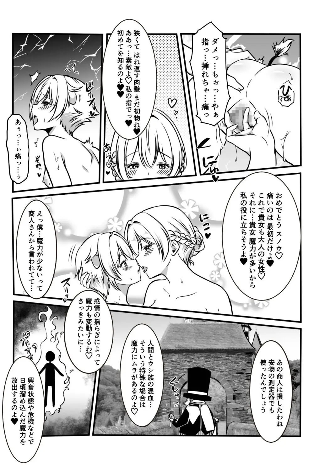 魔女と牛娘の主従な関係 Page.49