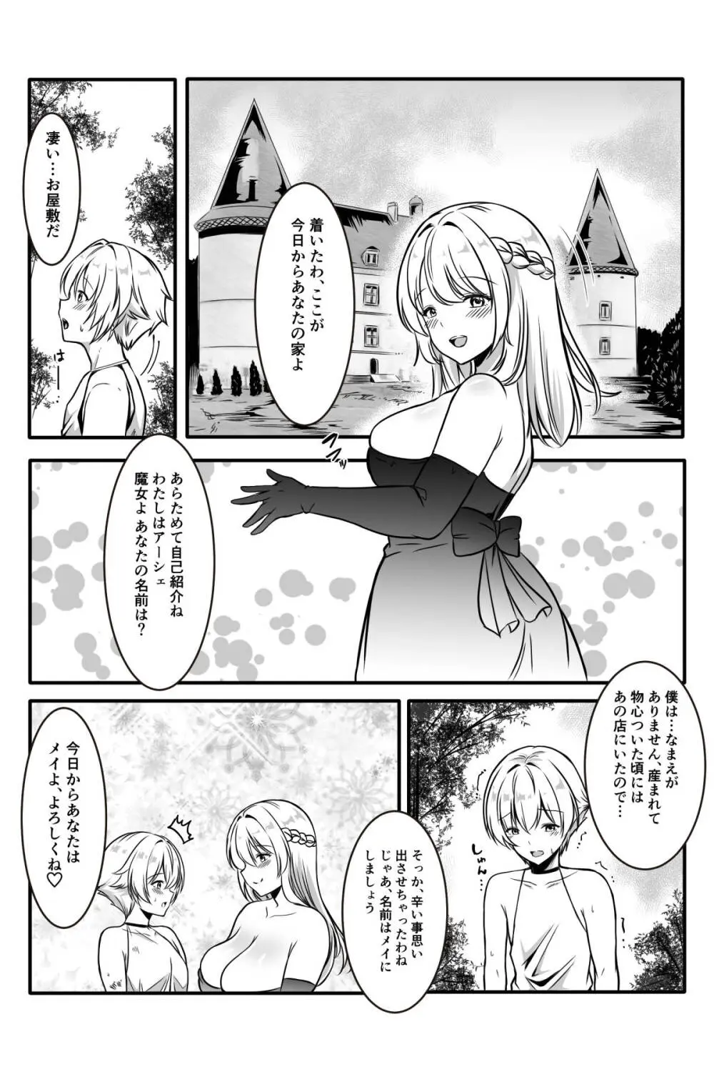 魔女と牛娘の主従な関係 Page.6