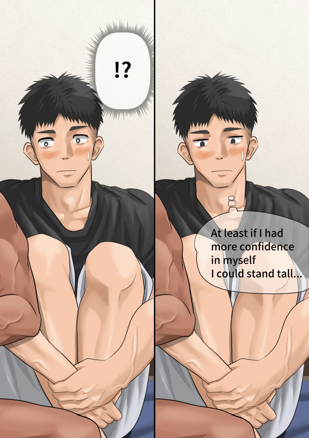 片想いしてる友達が家に来た1(11p.)【ENG】 (Pixiv Fanbox) Page.20