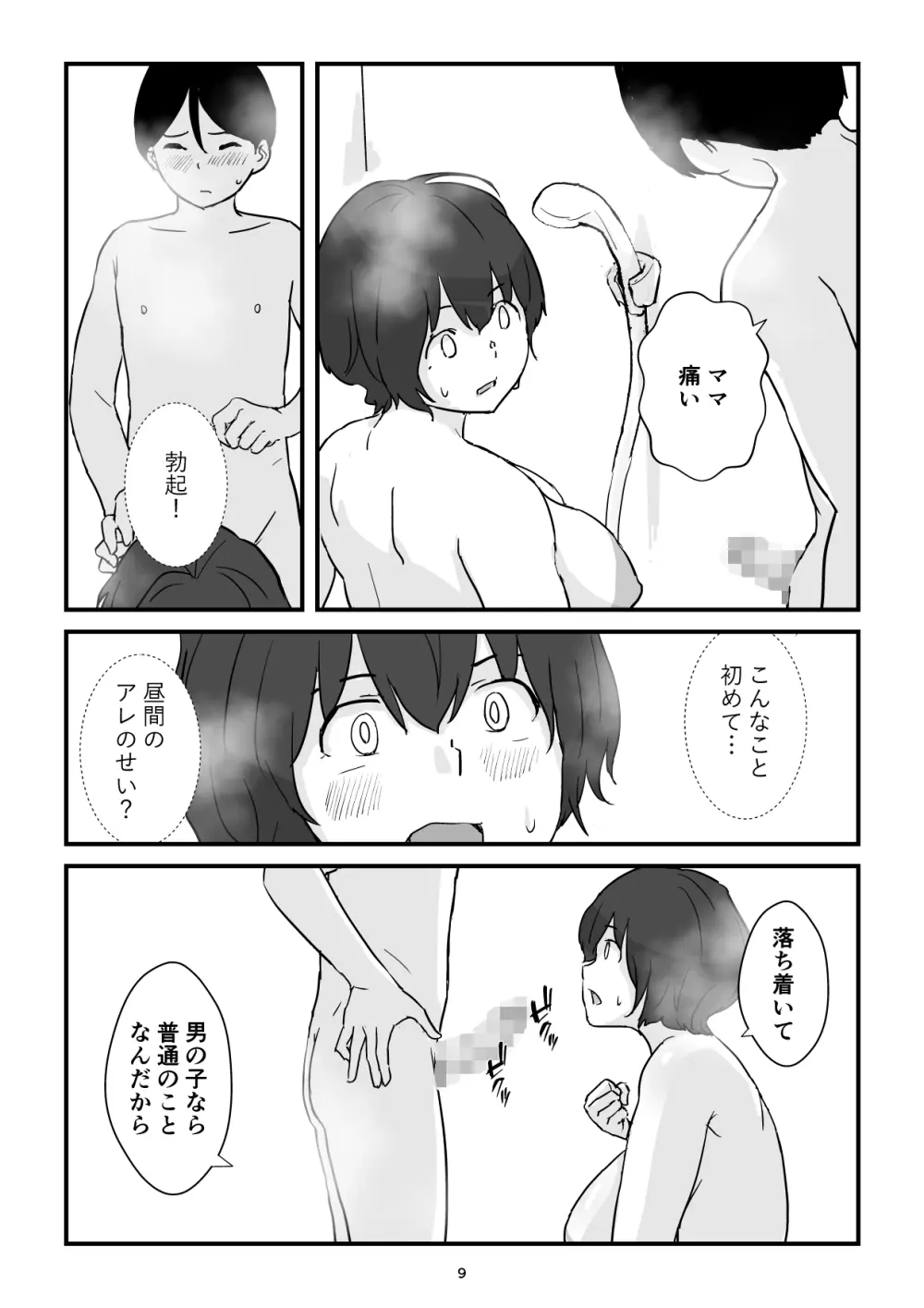 ママは僕のコンドーム Page.9