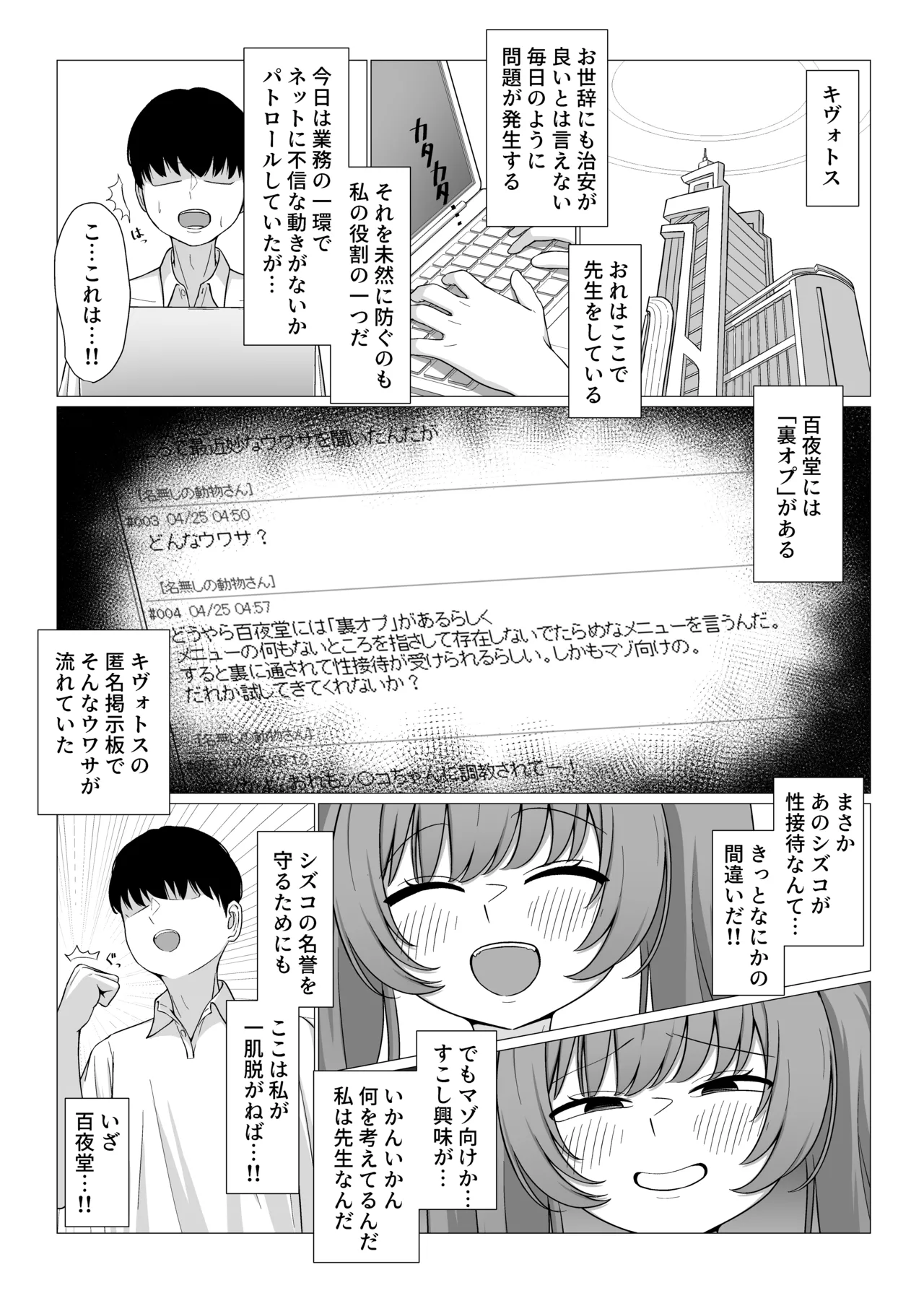百夜堂裏オプ！?M性感コース♡ Page.2