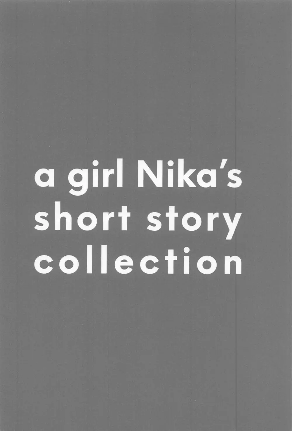 a girl Nika’s short story collection Page.26