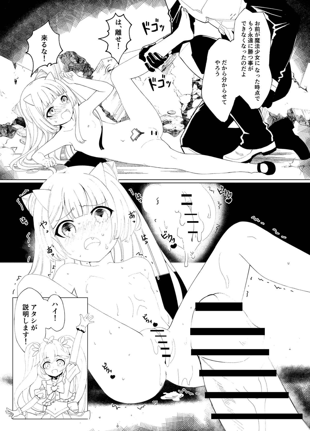 悪の幹部は秘密兵器のTS化で自爆しました Page.14