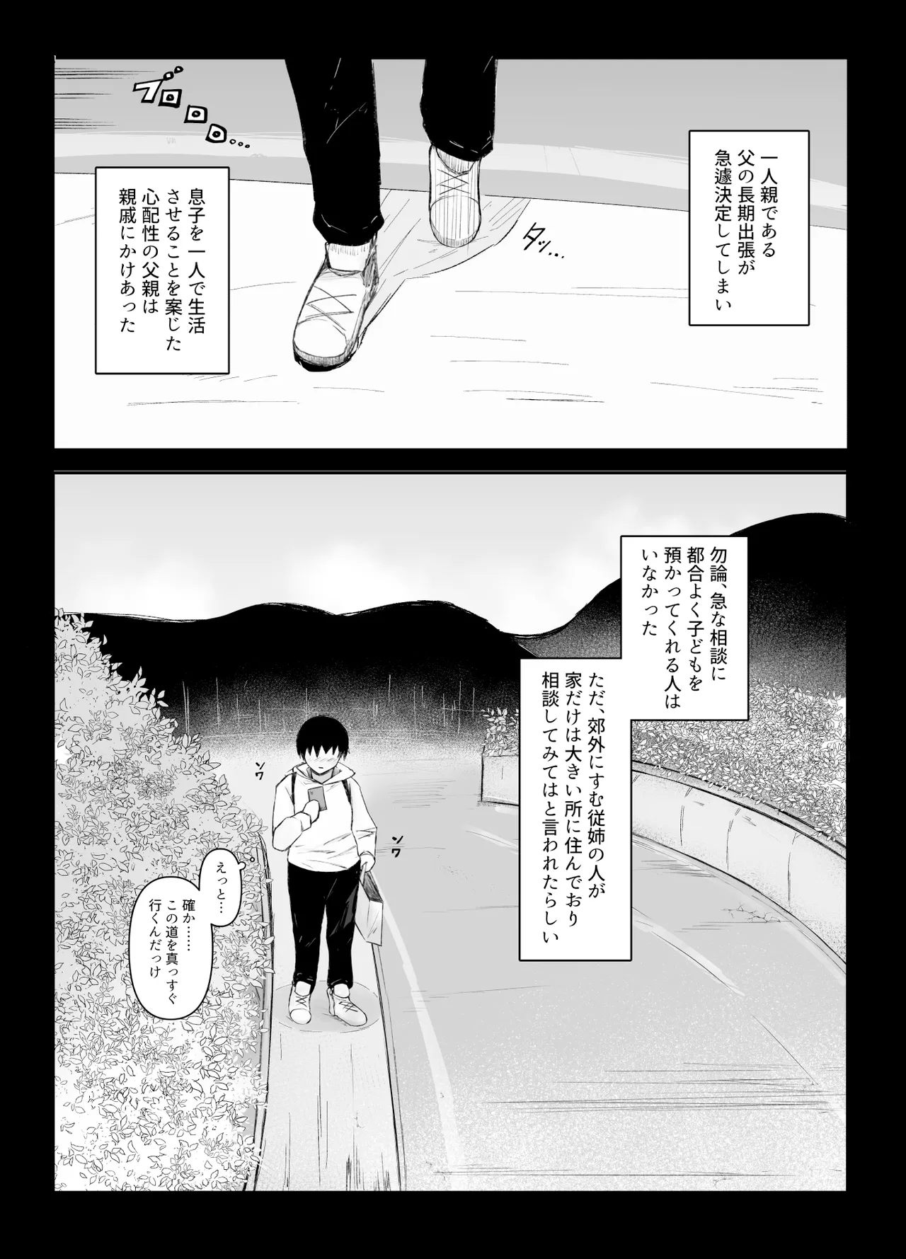 いとこのお姉ちゃん家でお泊りセックス Page.2