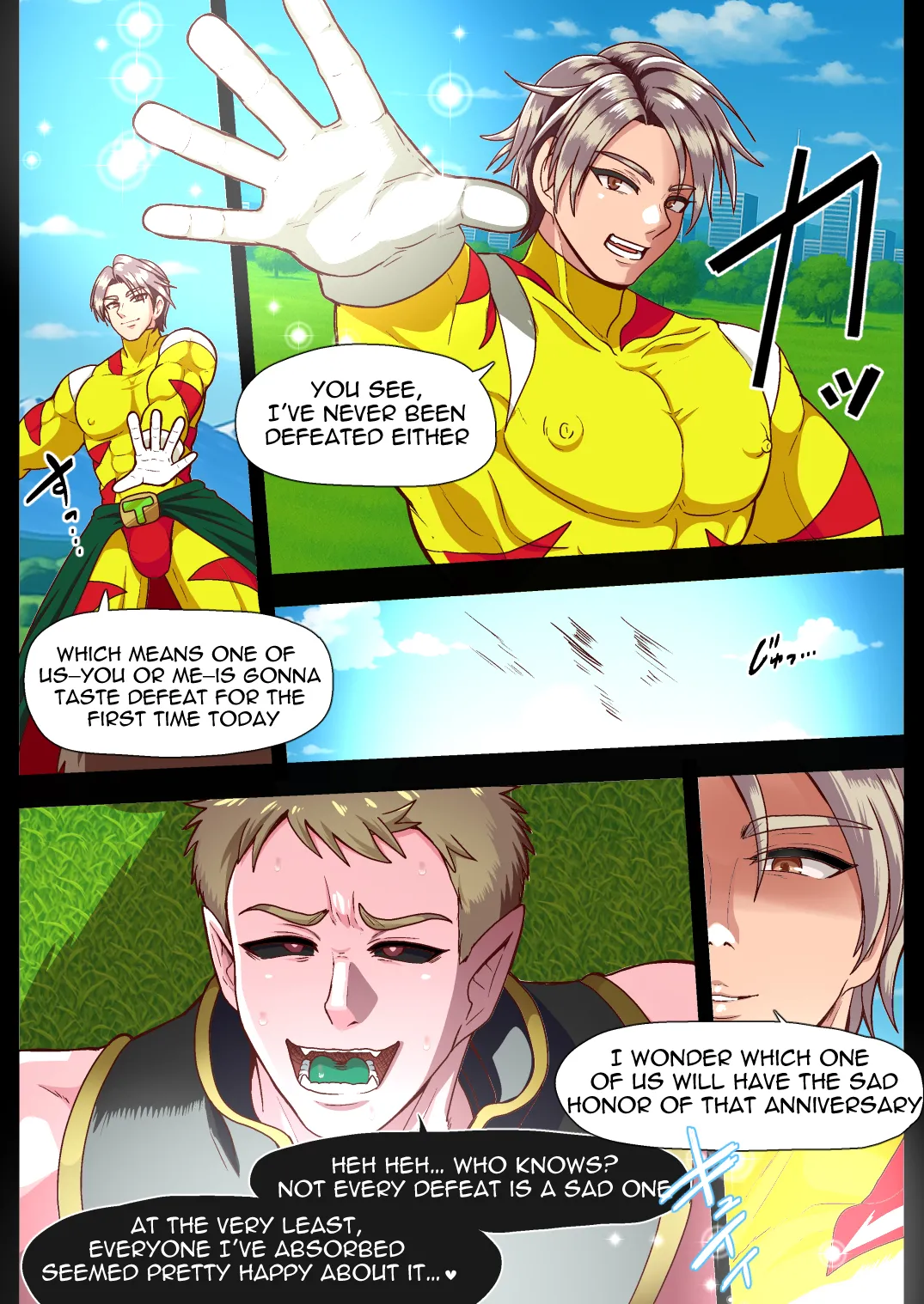 Birthday, Defeat of the Mighty Page.6