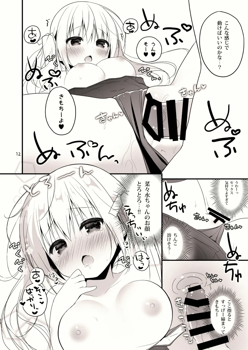 unagiumai01 菜々水ちゃんに童貞を卒業させてもらえることになった！！！！ Page.13