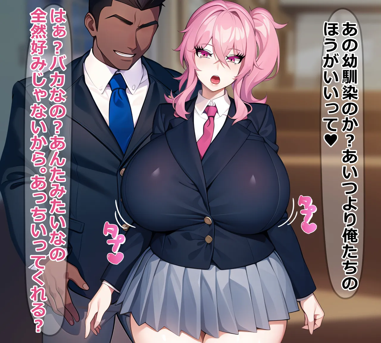 寝取られやすい爆乳幼馴染 Page.12