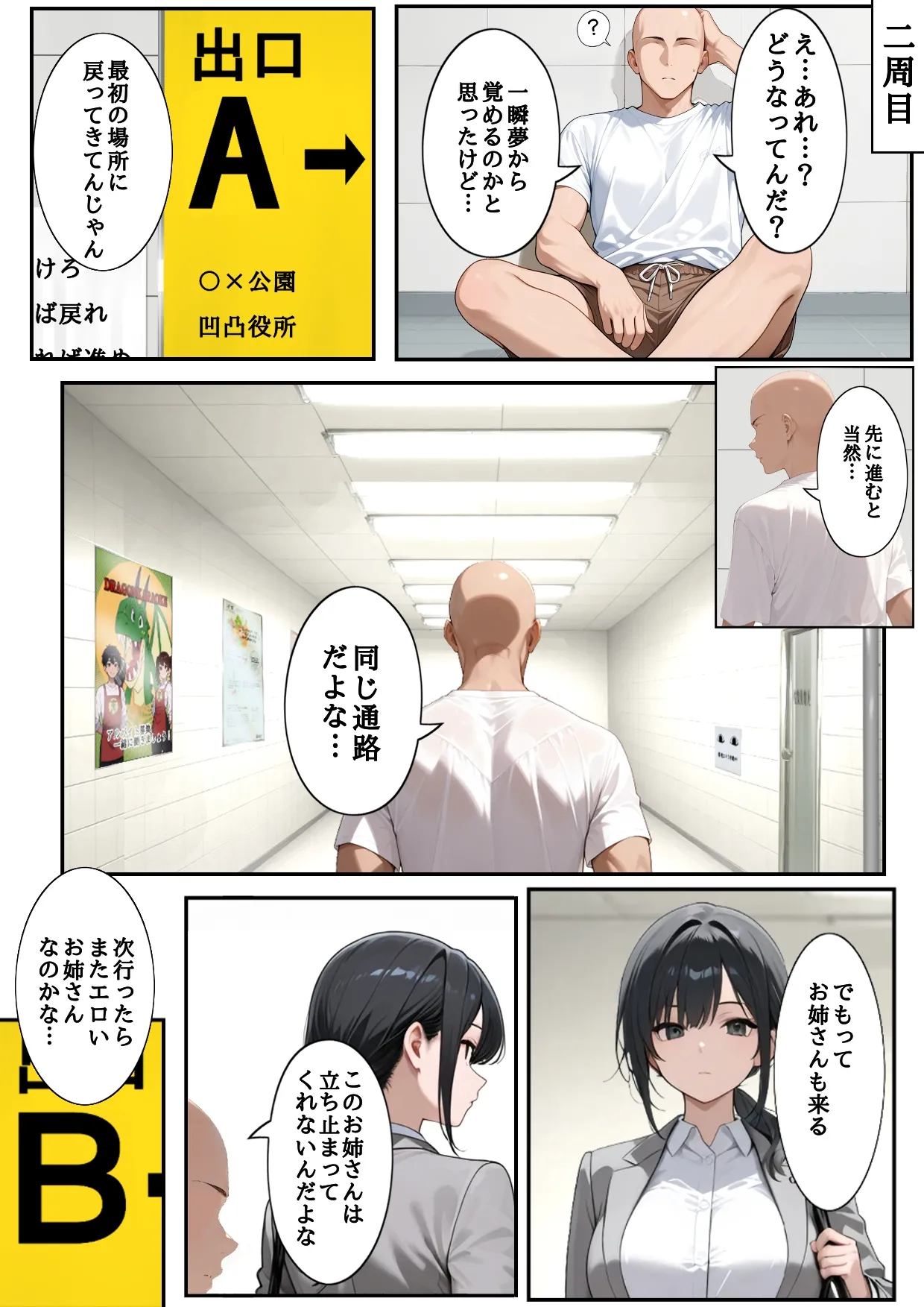 H番出口 見つけた異変がエロ過ぎて戻れない Page.15