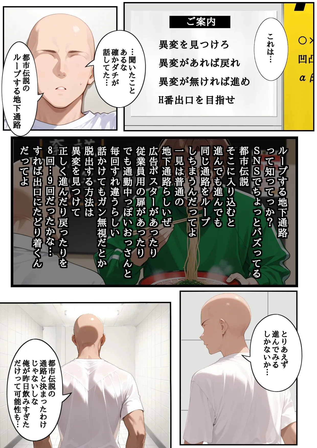 H番出口 見つけた異変がエロ過ぎて戻れない Page.4