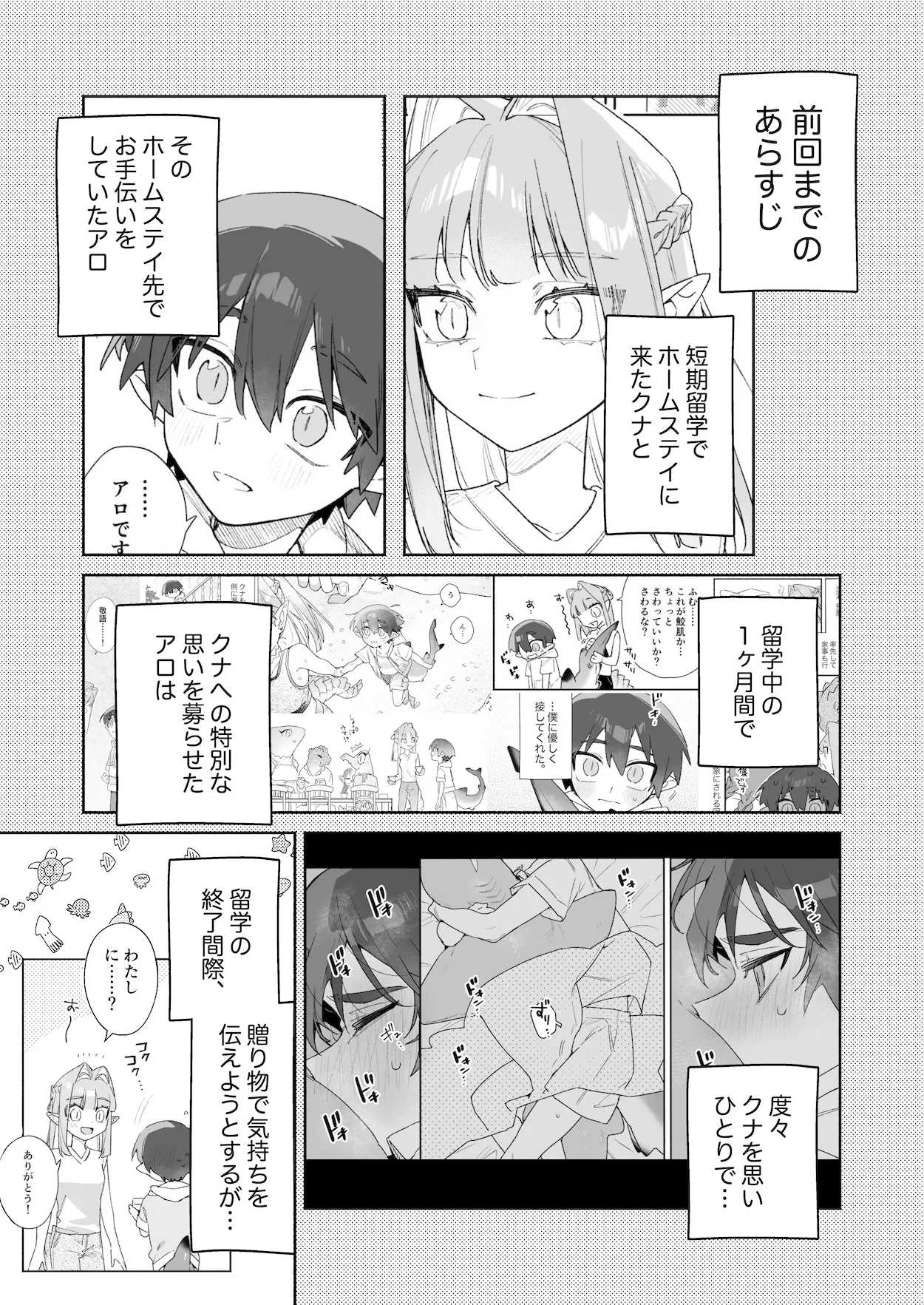 ♂が受け。ワニちゃん×サメくん後編 Page.2
