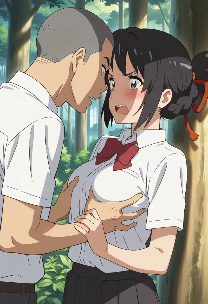 Mitsuha sex in the woods Page.108