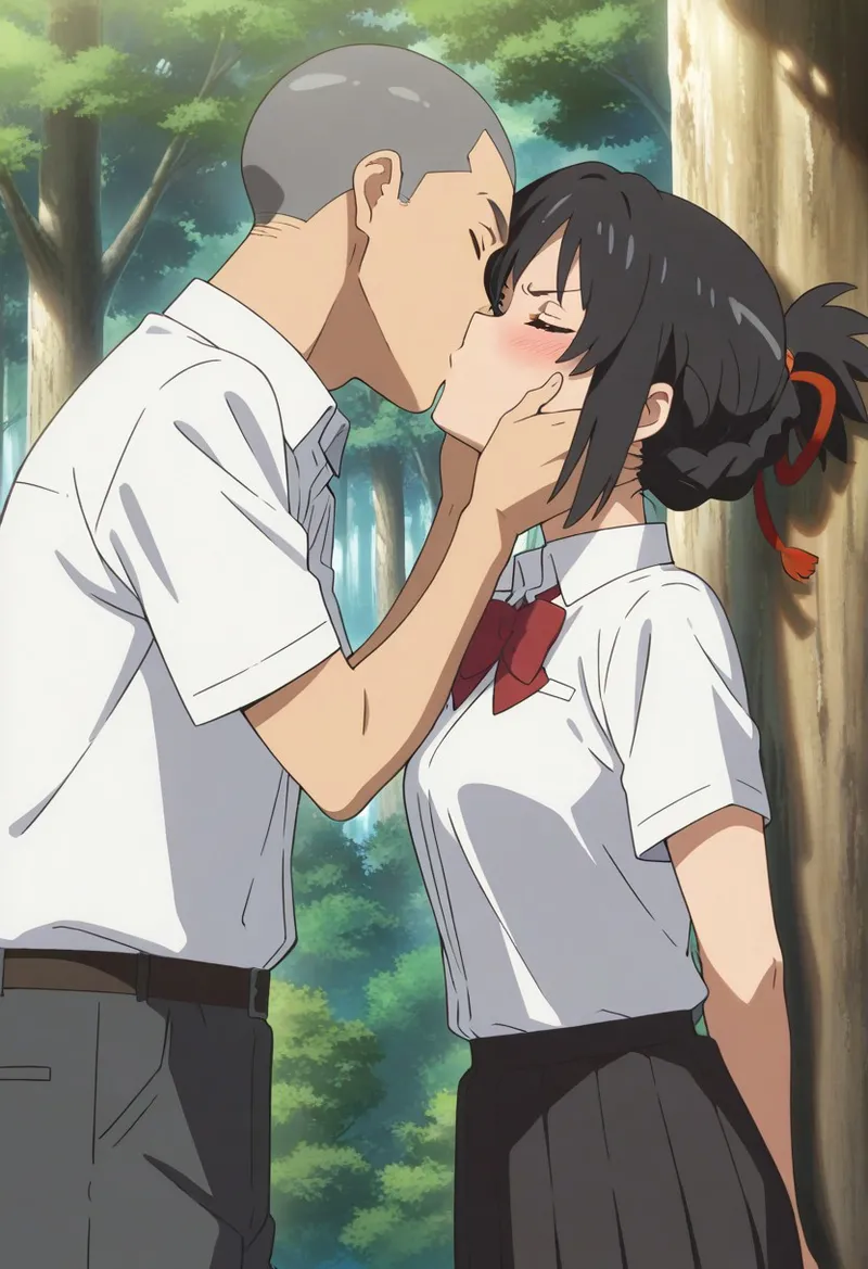 Mitsuha sex in the woods Page.111