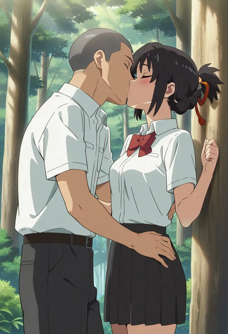 Mitsuha sex in the woods Page.114