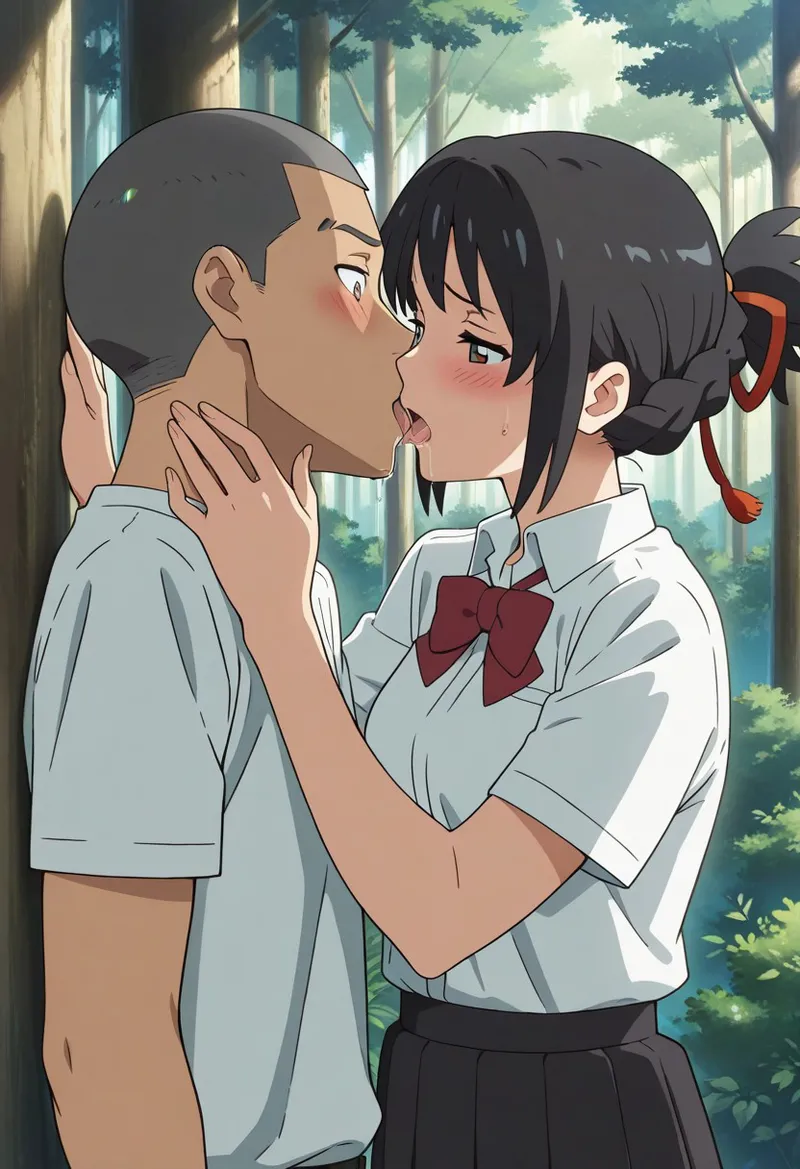 Mitsuha sex in the woods Page.118