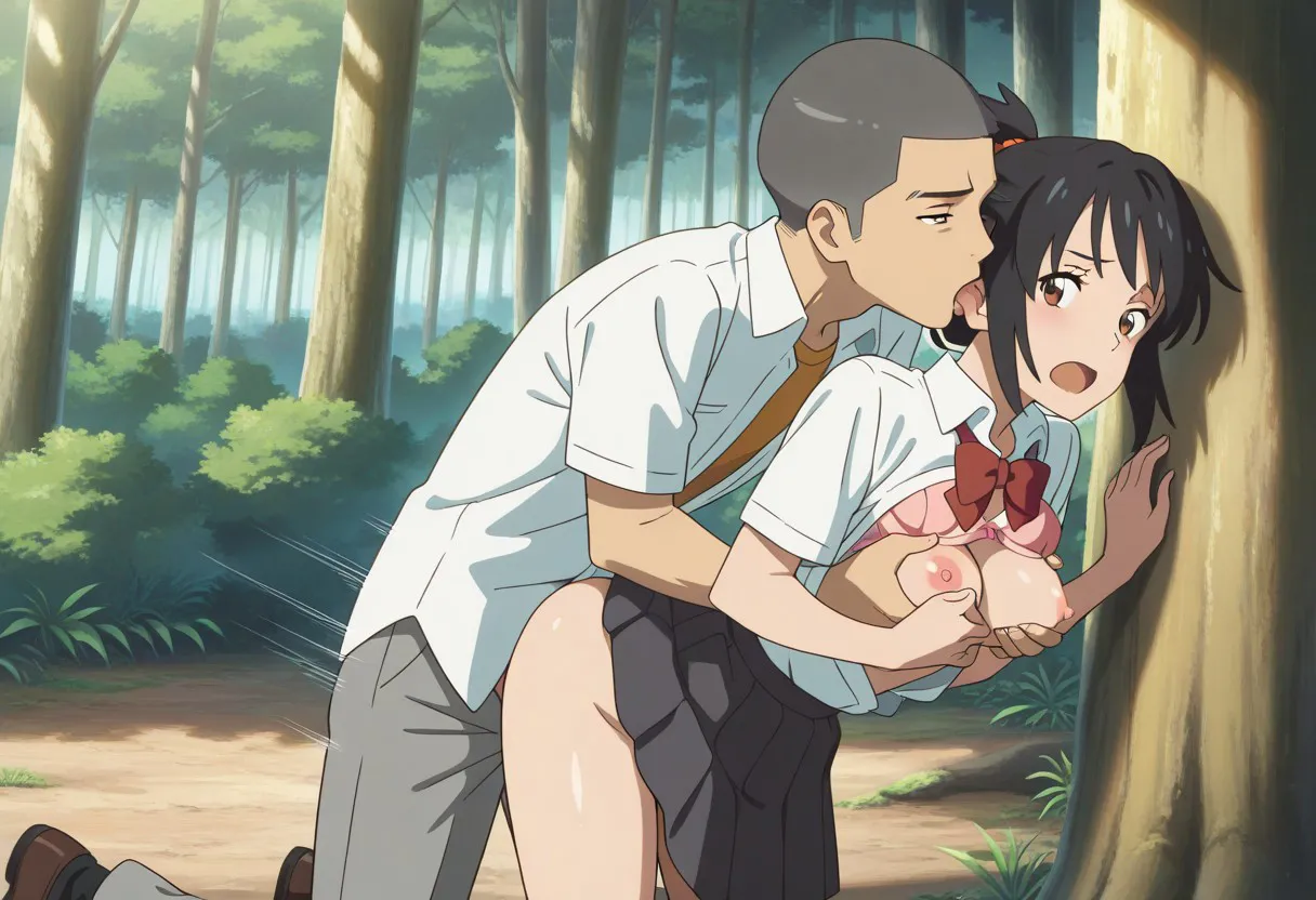 Mitsuha sex in the woods Page.168