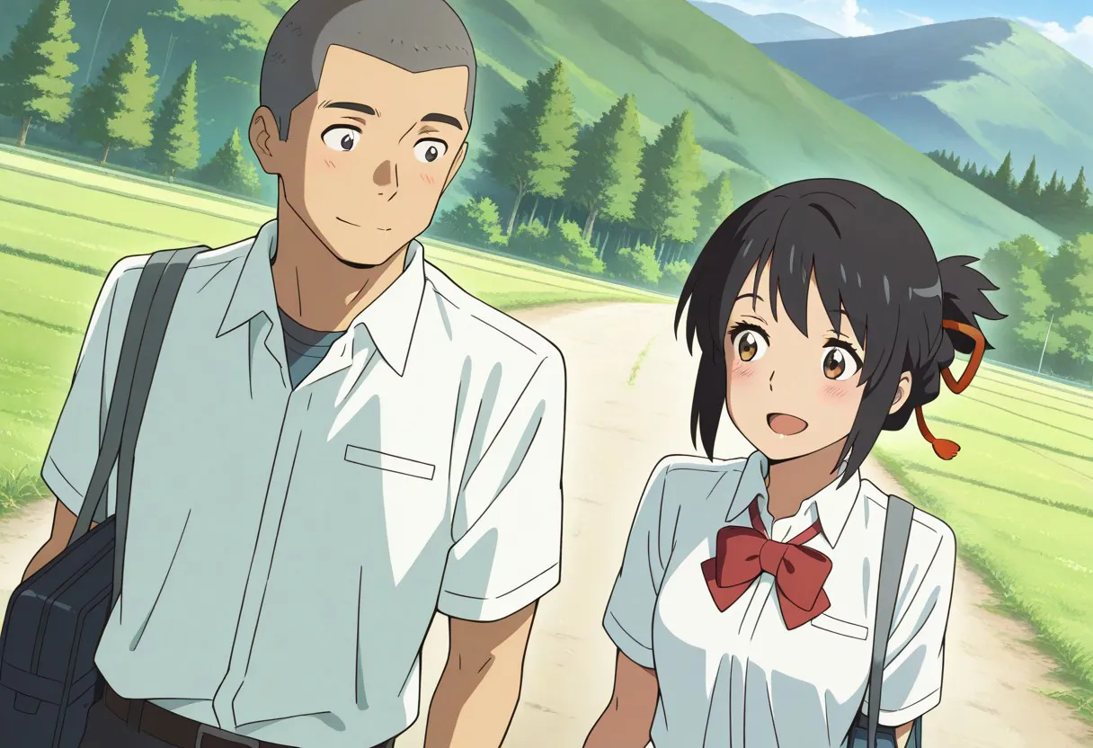 Mitsuha sex in the woods Page.342