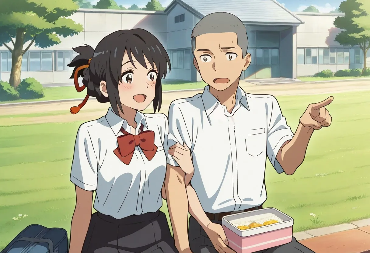 Mitsuha sex in the woods Page.44