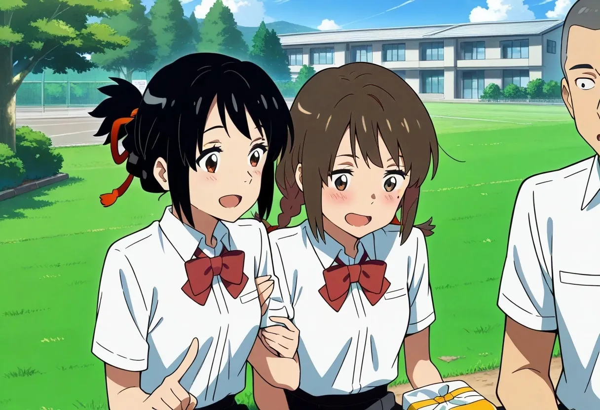 Mitsuha sex in the woods Page.46
