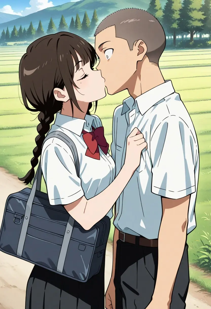 Mitsuha sex in the woods Page.52