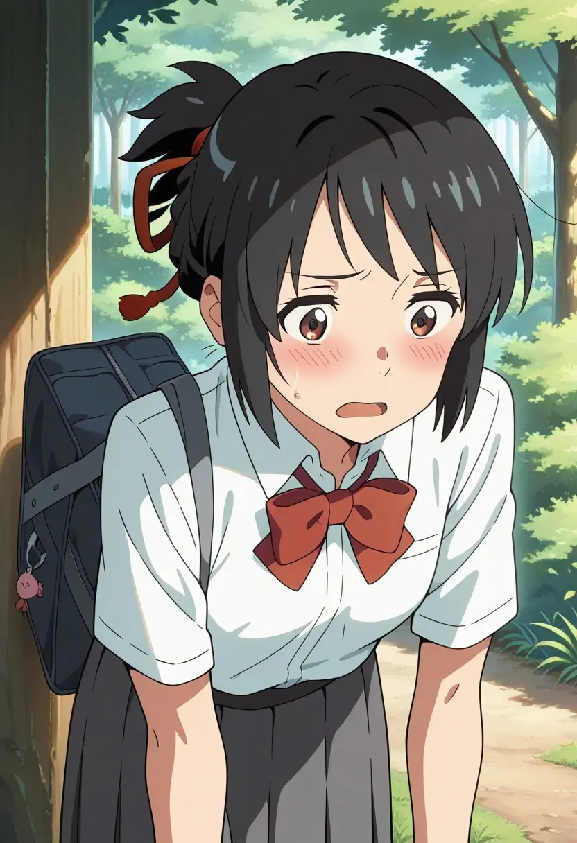 Mitsuha sex in the woods Page.59