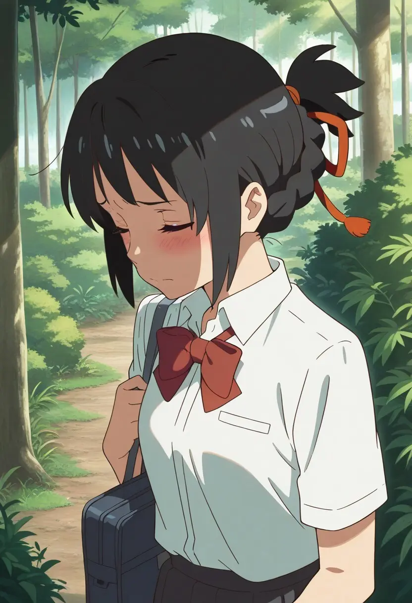 Mitsuha sex in the woods Page.65