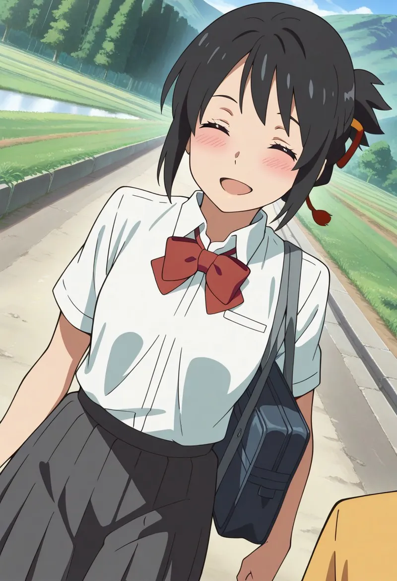 Mitsuha sex in the woods Page.74