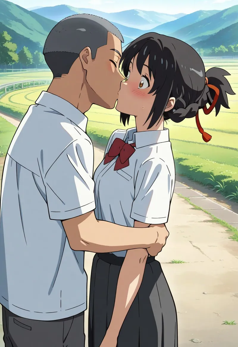 Mitsuha sex in the woods Page.89
