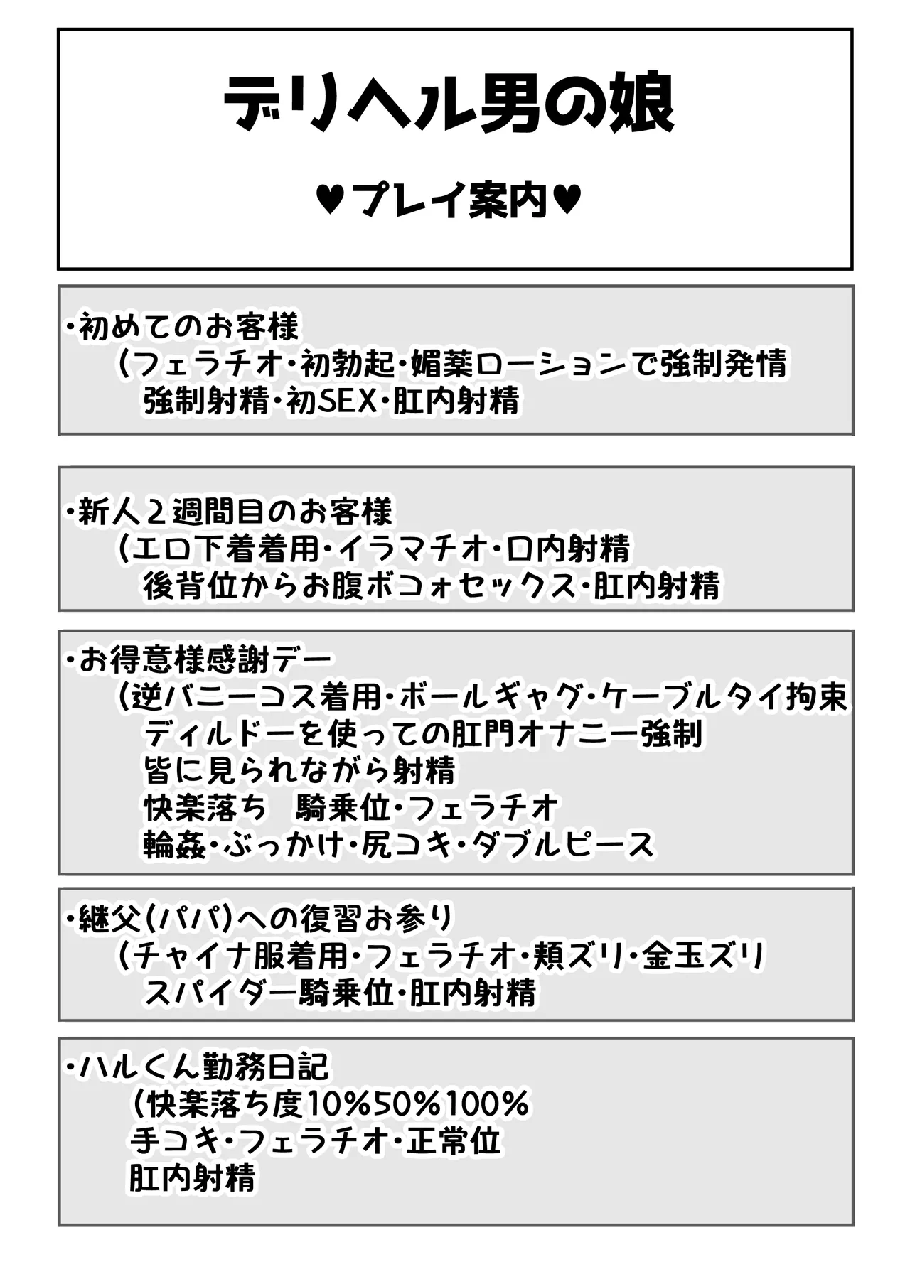 デリヘル男の娘レポート1.5ボクが男の娘になった理由 Page.2