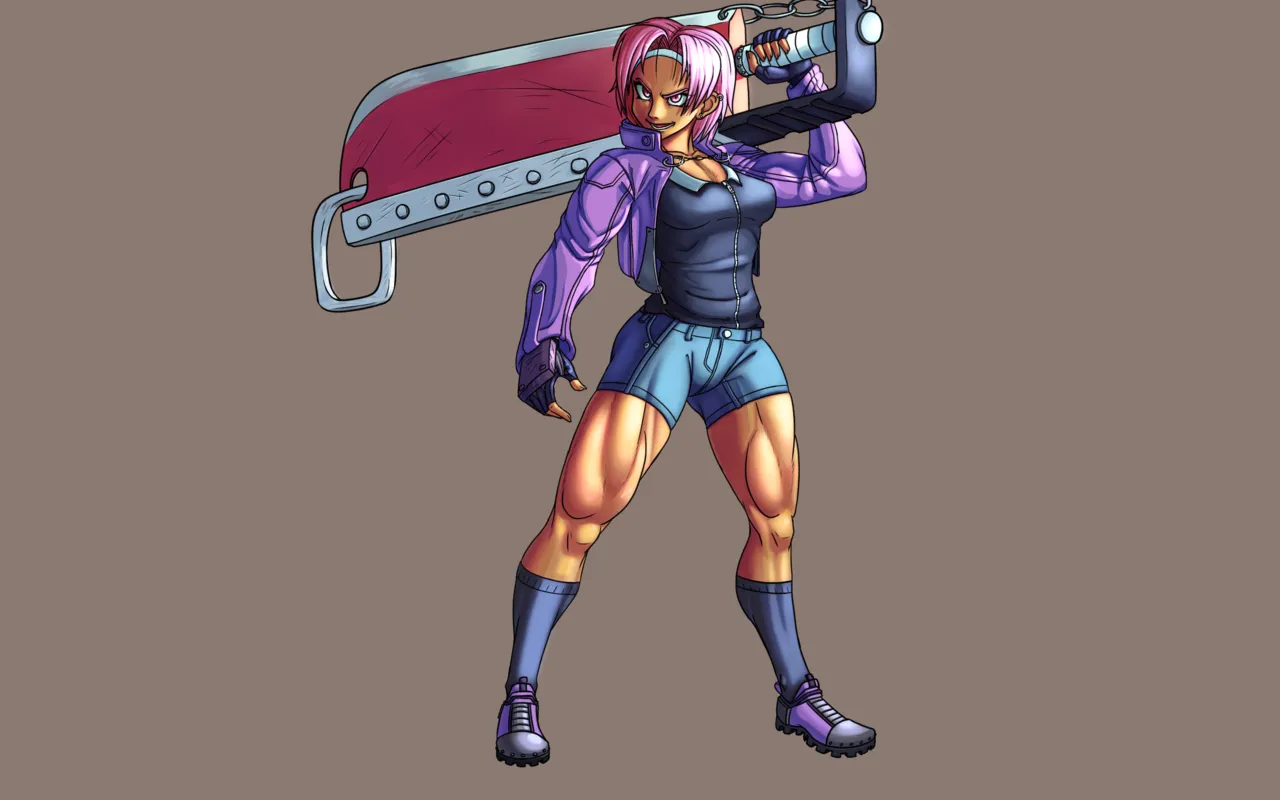 muscle girl art Page.101