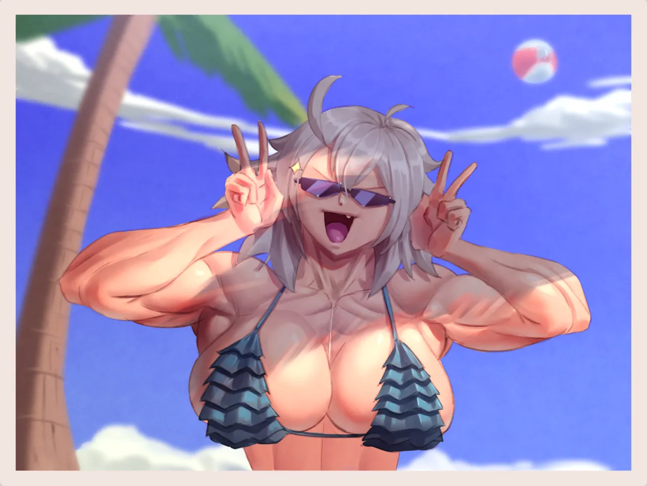 muscle girl art Page.116