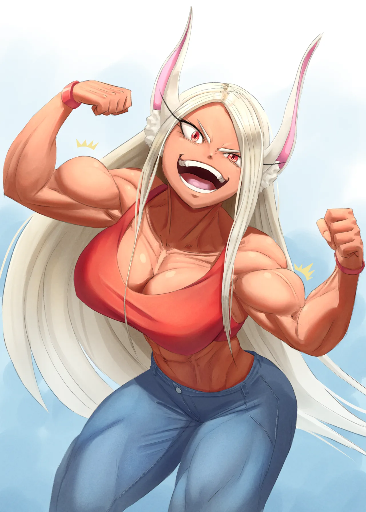 muscle girl art Page.128