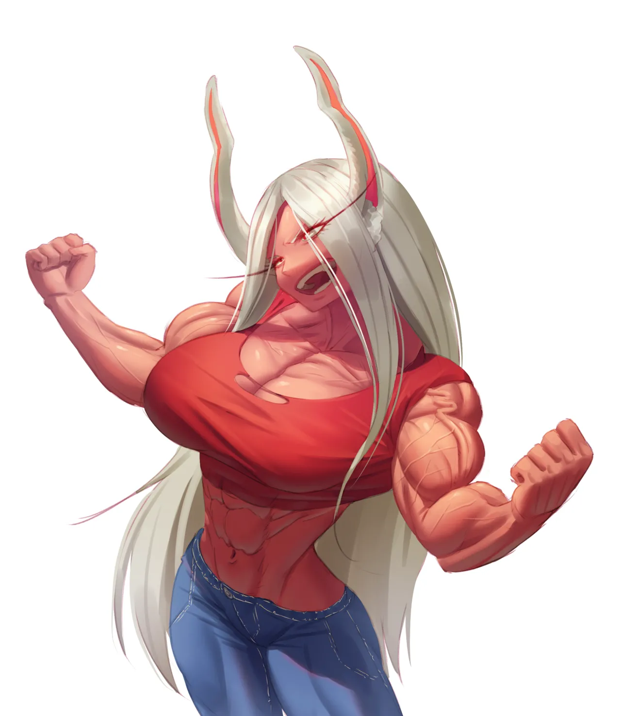 muscle girl art Page.149