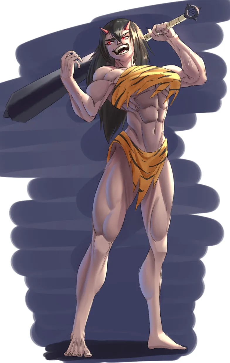 muscle girl art Page.181