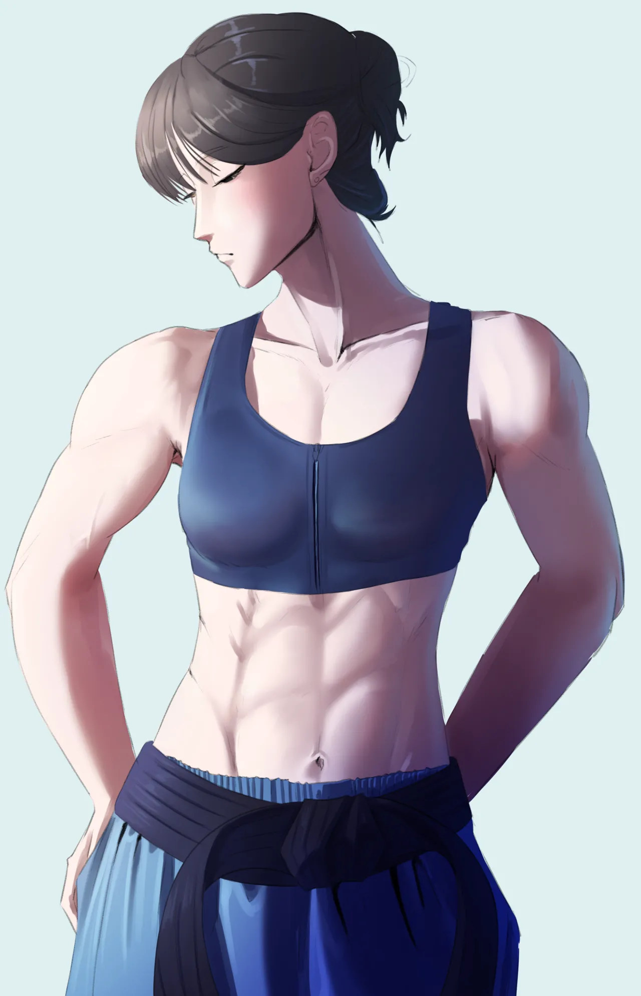 muscle girl art Page.186