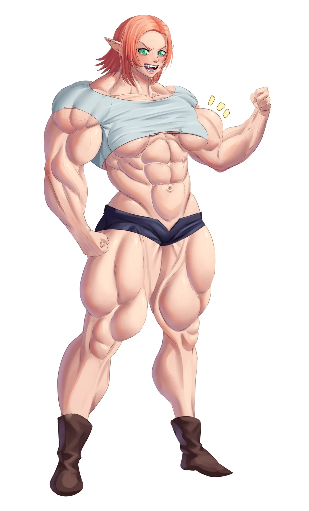 muscle girl art Page.20
