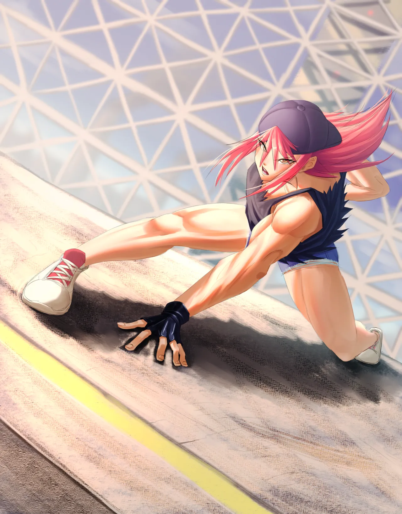 muscle girl art Page.202