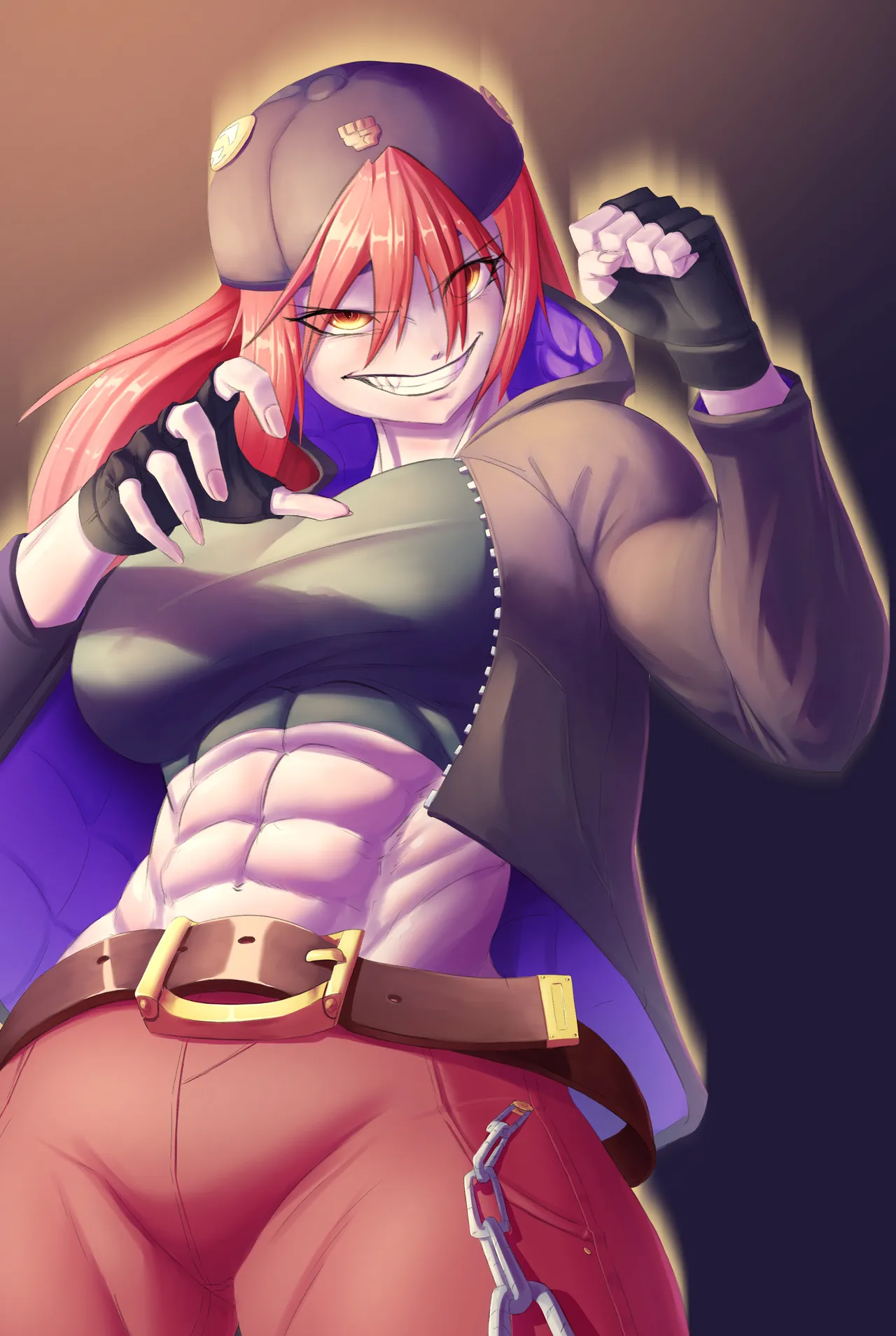 muscle girl art Page.203