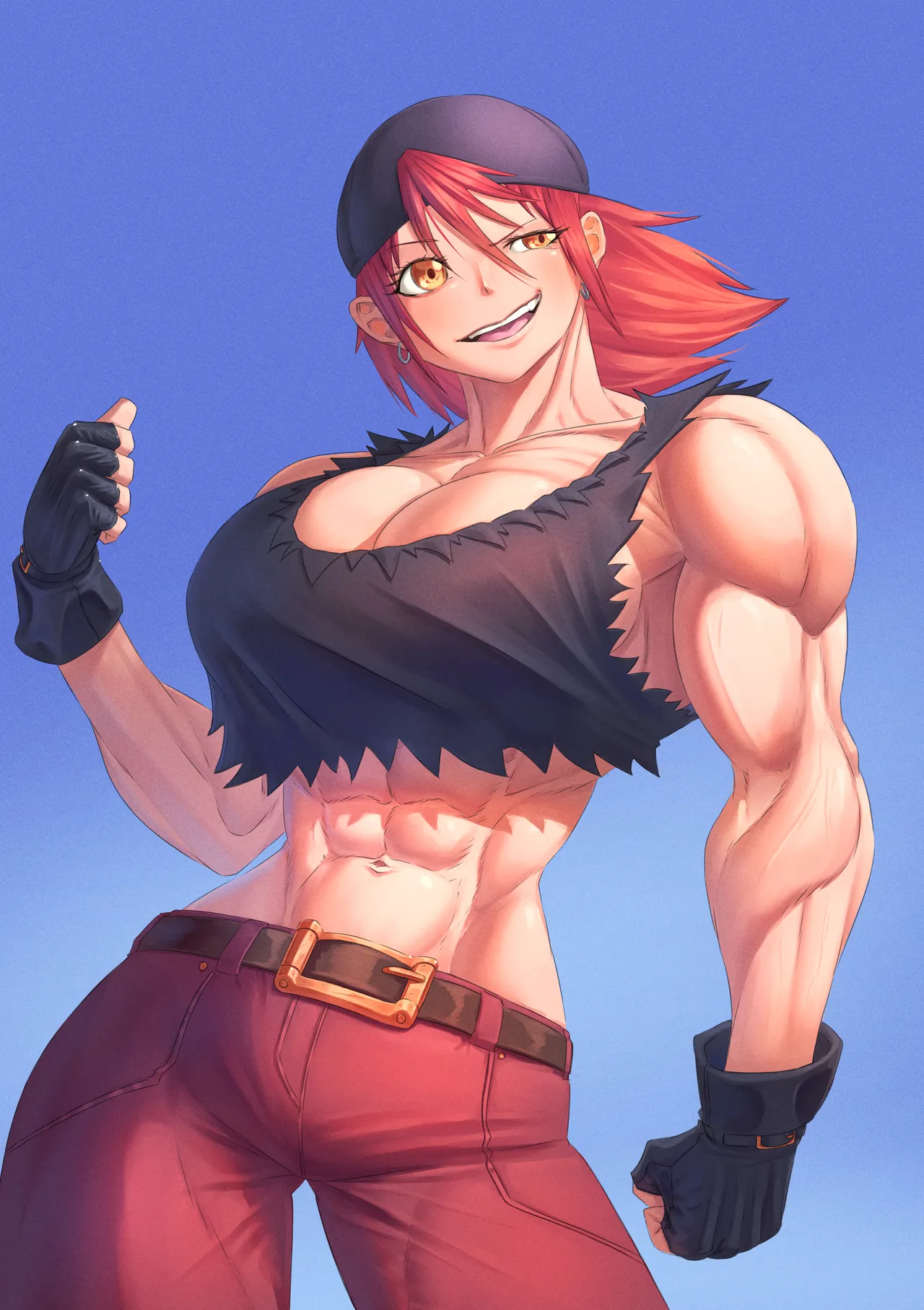 muscle girl art Page.205
