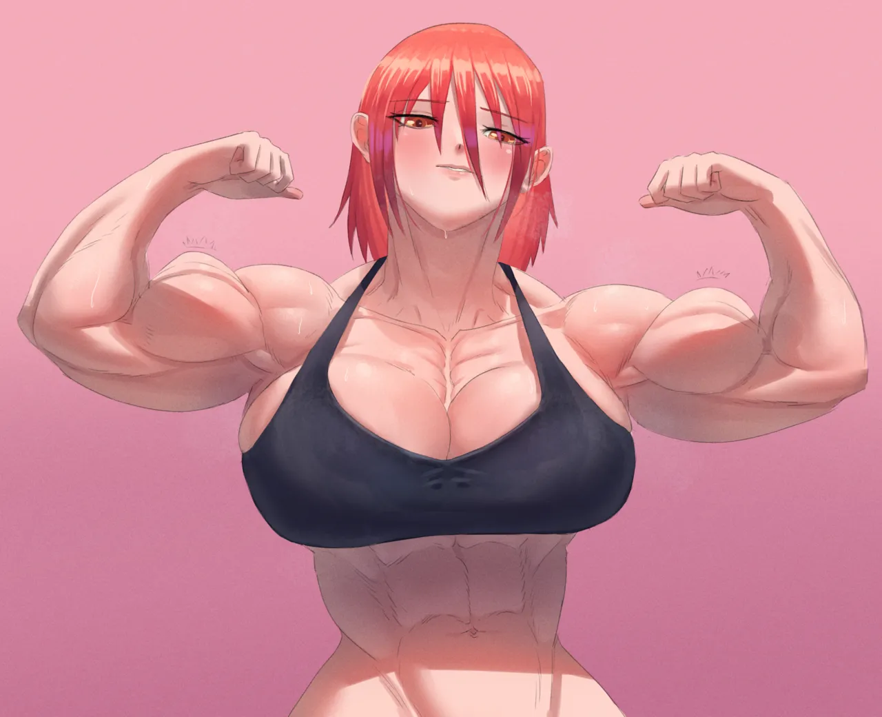 muscle girl art Page.206