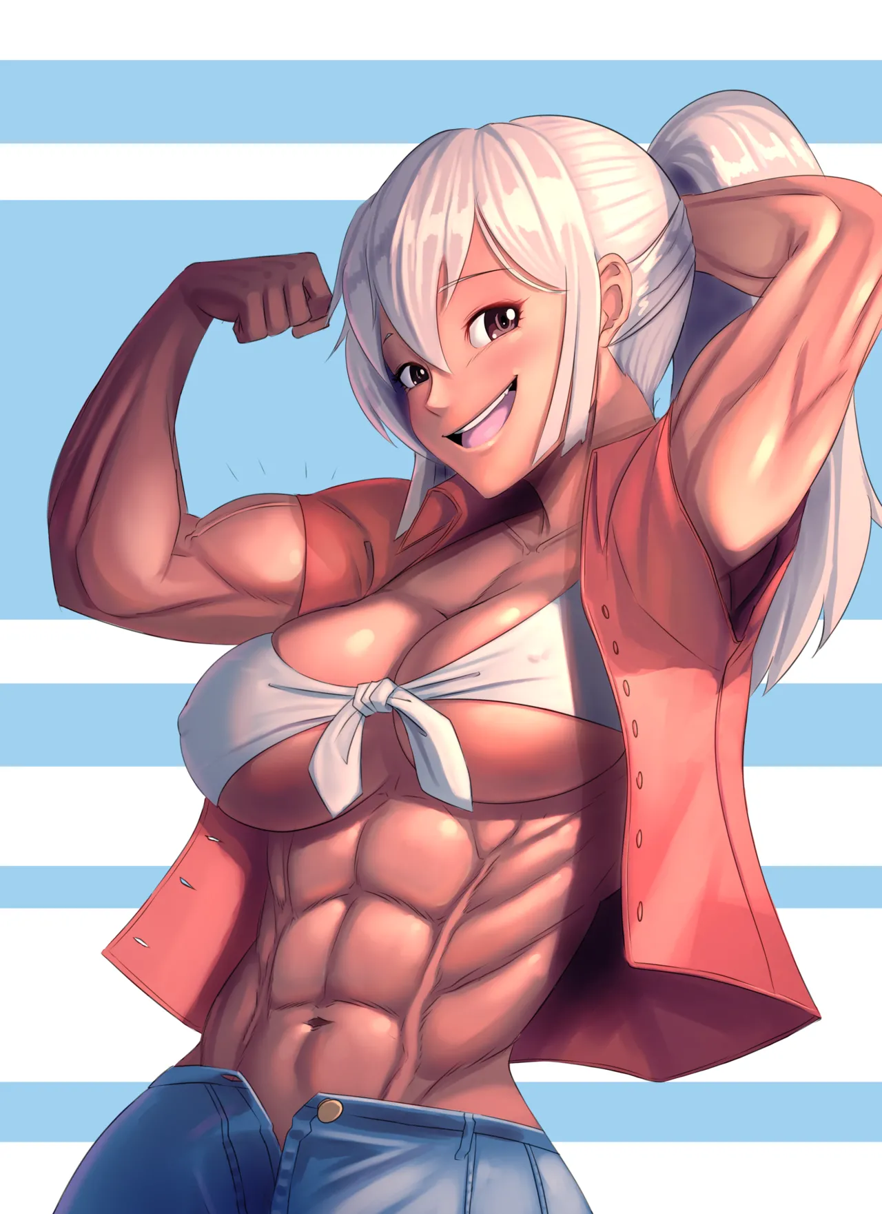muscle girl art Page.21