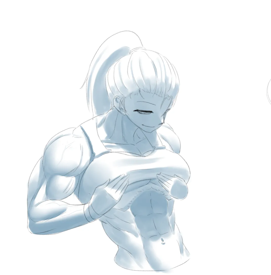 muscle girl art Page.210