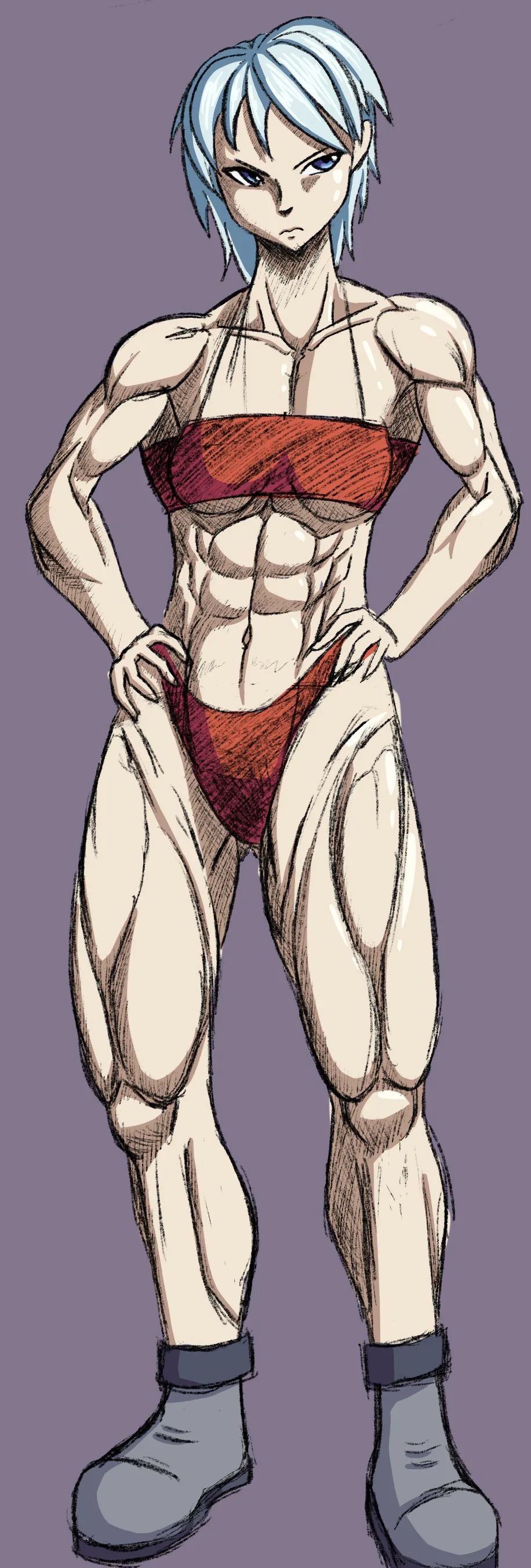 muscle girl art Page.22