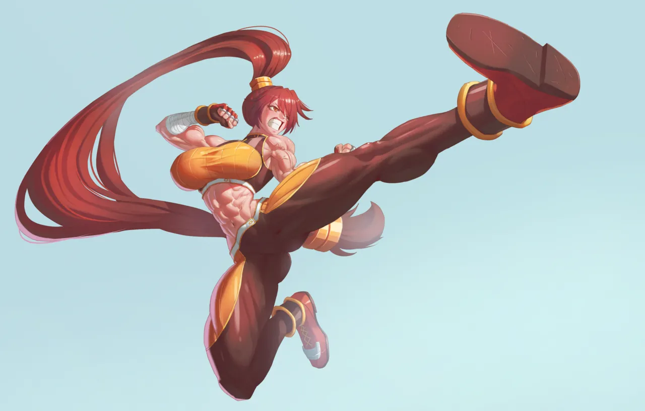 muscle girl art Page.221